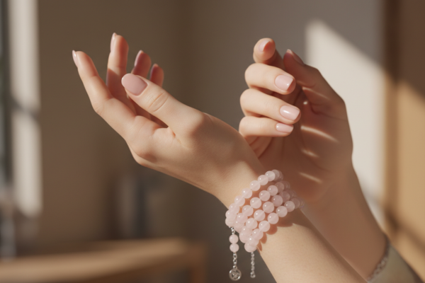 À quel poignet porter un bracelet en quartz rose ? Droite ou gauche ? - Uncategorized - Yogazen