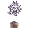 Arbre du Bonheur Améthyste Druse – 100 Pierres Brutes, 20 x 18 cm