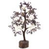 Arbre du Bonheur Améthyste et Lotus – 300 Pierres, 23 cm