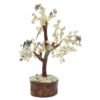 Arbre du Bonheur Fluorite et Fée – 160 Pierres, 18 cm