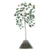 Arbre du Bonheur Jade Verte Orgonite – 100 Pierres Brutes, 8 x 21 cm