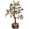 Arbre du Bonheur Labradorite et Étoiles – 300 Pierres, 23 cm