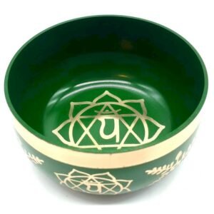 Bol Chantant Aluminium Chakra Coeur 12 cm
