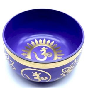 Bol Chantant Aluminium Chakra Couronne 12 cm