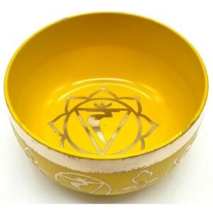 Bol Chantant Aluminium Chakra Plexus Solaire 12 cm