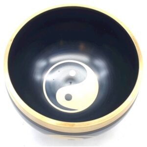 Bol Chantant Aluminium Yin-Yang 12 cm