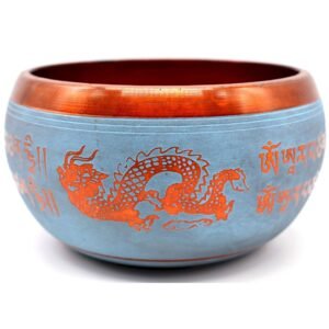 Bol Chantant Tibétain Aluminium Dragon 550 g
