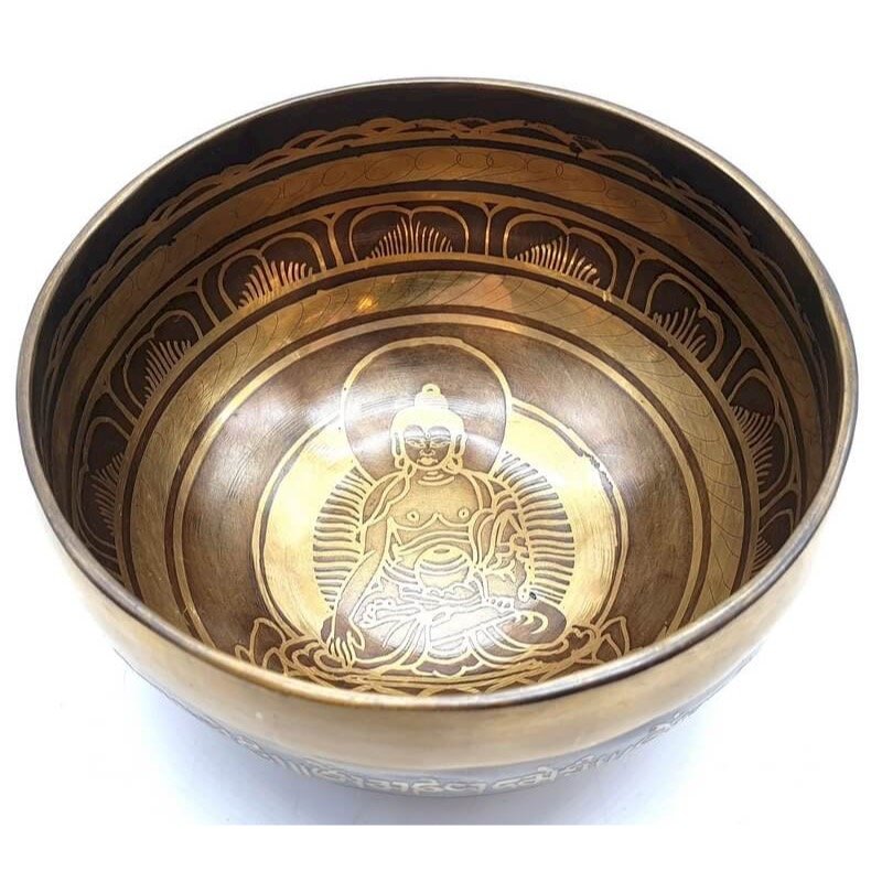 Bol Chantant Tibétain Bouddha 15 cm