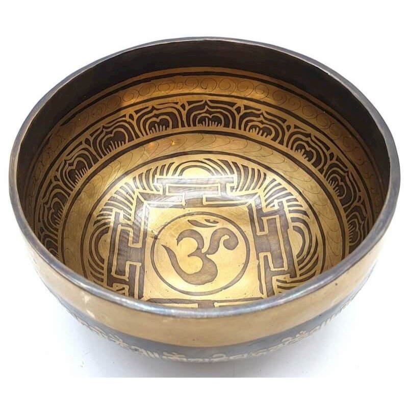 Bol Chantant Tibétain OM Carré 15 cm