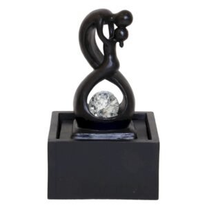 Fontaine d'Intérieur Amour Infini Noir – 30 cm