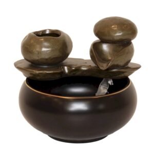 Fontaine d'Intérieur Céramique Nature Reposante – 19 cm