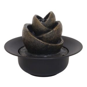 Fontaine d'Intérieur Eveil du Lotus – 21 cm