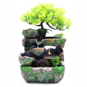 Fontaine d'Intérieur Nature Enchantée et Cascade Moulin – 30 cm