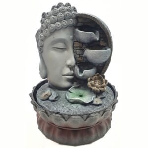 Fontaine d'Intérieur Tête de Bouddha sur Mur – 29 cm