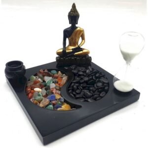 Jardin Zen Yin-Yang Sablier 15 cm