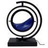 Lampe à Sable Mouvant Tour Design Réversible 33 cm – Bleu