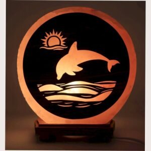 Lampe de Sel Dauphin – 4 à 6 kg, Ø 20 cm
