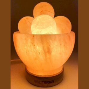 Lampe de Sel Himalaya Bol et Boules – 3 à 3,5 kg