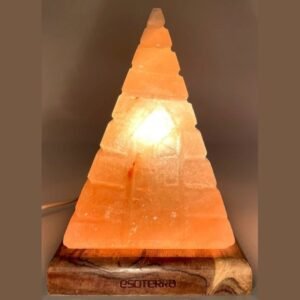 Lampe de Sel Himalaya Pyramide Striée – 3 à 4 kg