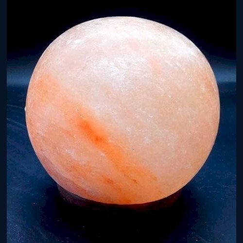 Lampe de Sel Himalaya Sphère – 3 à 4 kg, Ø 16 cm