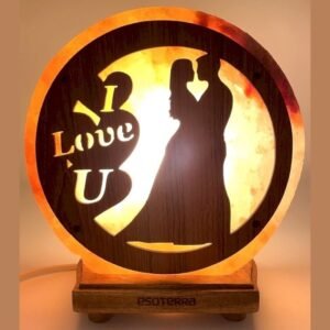 Lampe de Sel Love You – 4 à 6 kg, Ø 20 cm