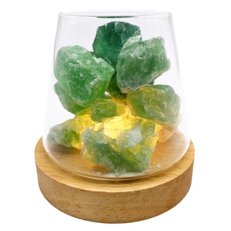 Lampe Diffuseur Fluorite Verte 10 cm