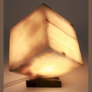 Lampe Onyx Cube Design – 3 à 4 kg