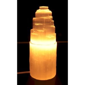 Lampe Sélénite Montagne 20 cm
