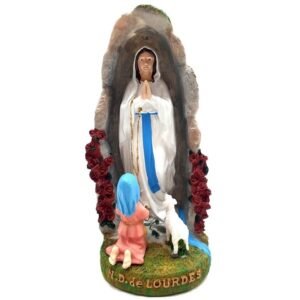 Statue Résine Notre Dame de Lourdes 20 cm