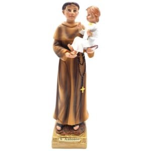 Statue Résine Saint Antoine de Padoue 20 cm