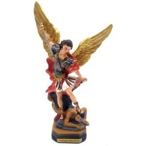 Statue Résine Saint Michel Archange 20 cm
