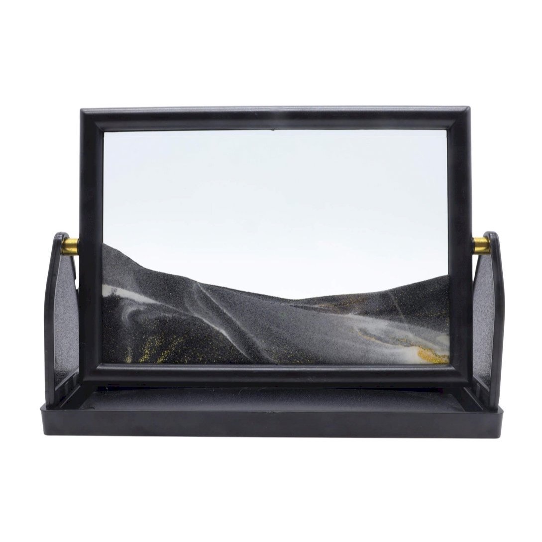 Tableau à Sable Mouvant Réversible 26 cm – Gris