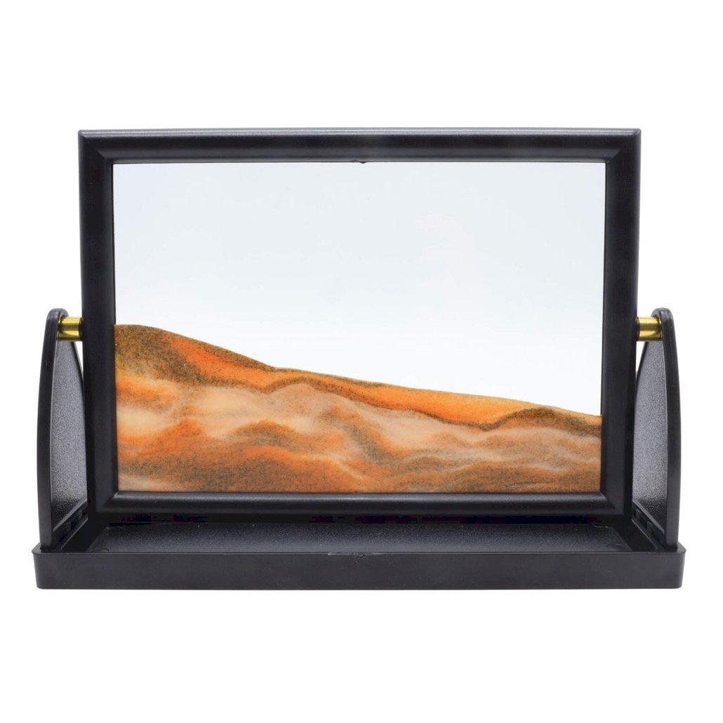 Tableau à Sable Mouvant Réversible 26 cm – Orange