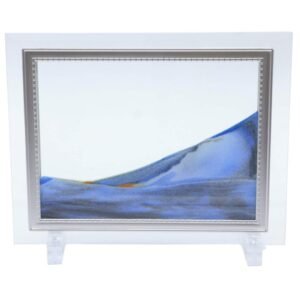 Tableau à Sable Mouvant Verre 22 cm – Bleu